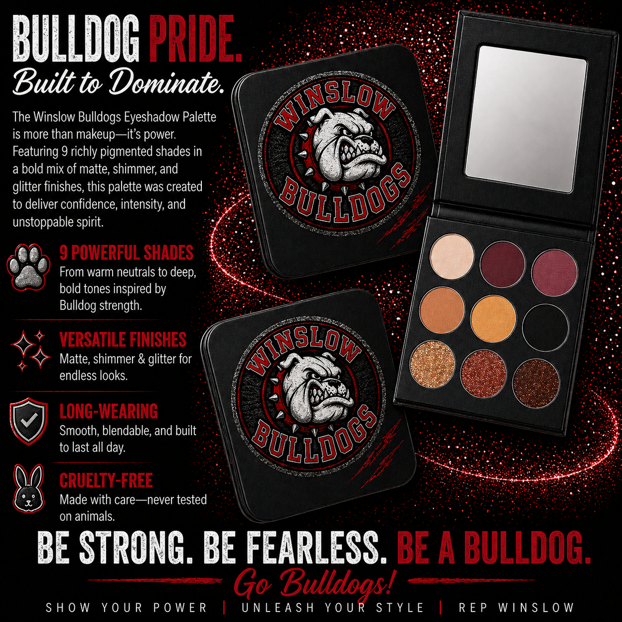 Winslow Bulldogs Palette