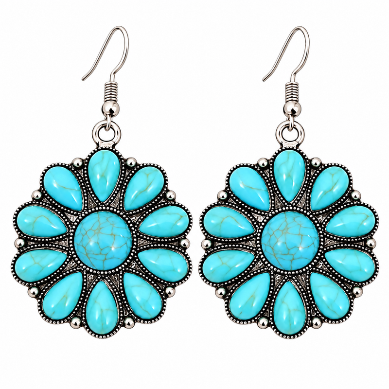 Turquoise Blossoms