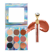NEW! Silver Nude Eyeshadow + Diamond Nectar Lip Gloss Duo