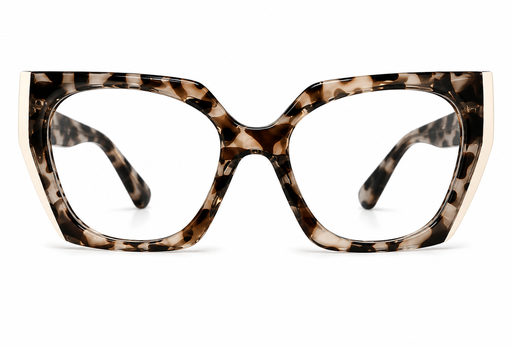 Cream Leopard Print Frames