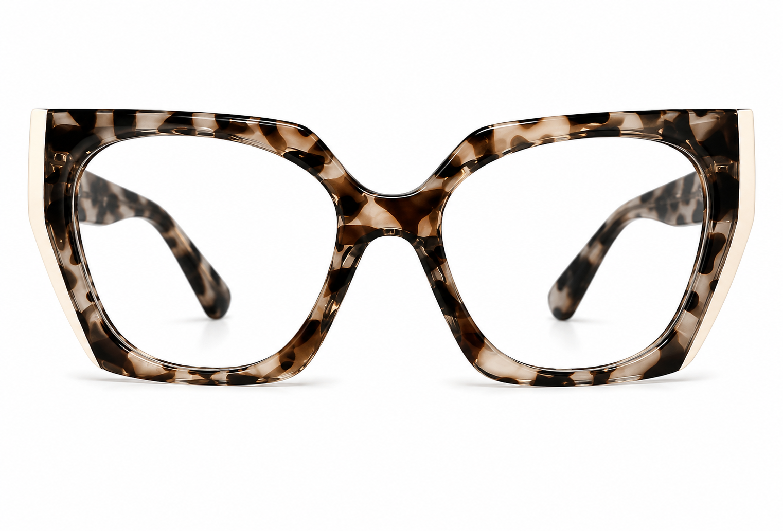 Cream Leopard Print Frames