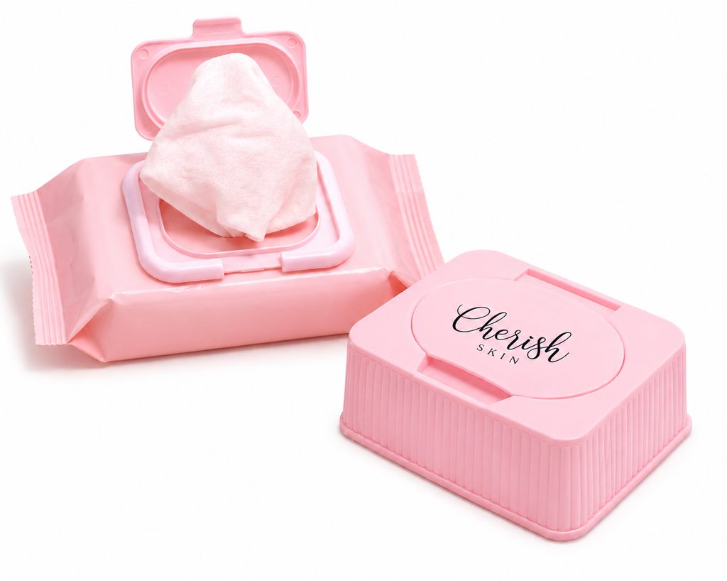 NEW! Makeup Wipes + Case