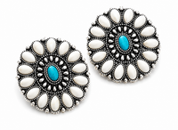 White Turquoise Conchos