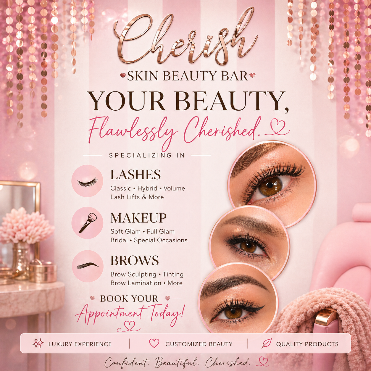 Cherish Skin Beauty Bar Bookings