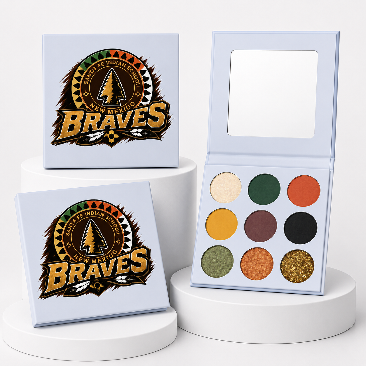 Santa Fe Indian School Braves Palette