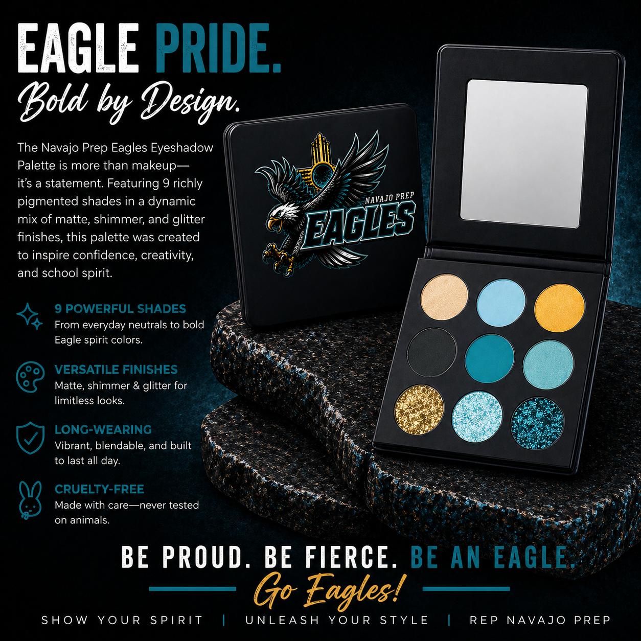Navajo Prep Eagles Palette