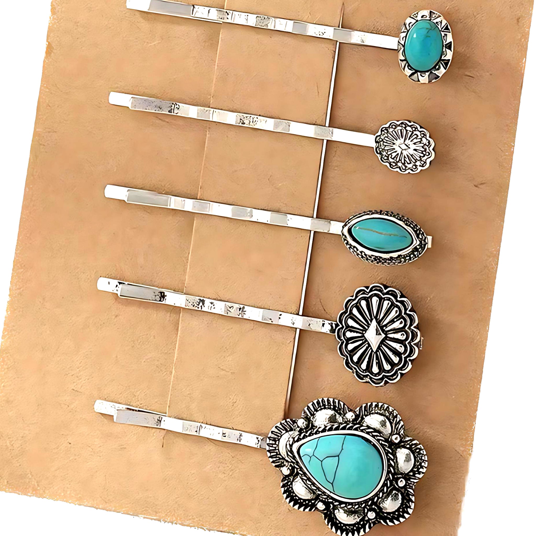 Native Love Turquoise Hair Pins cherishskin.co