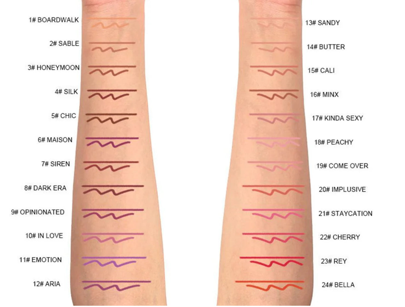 NEW! Color Shaping Lip Liners