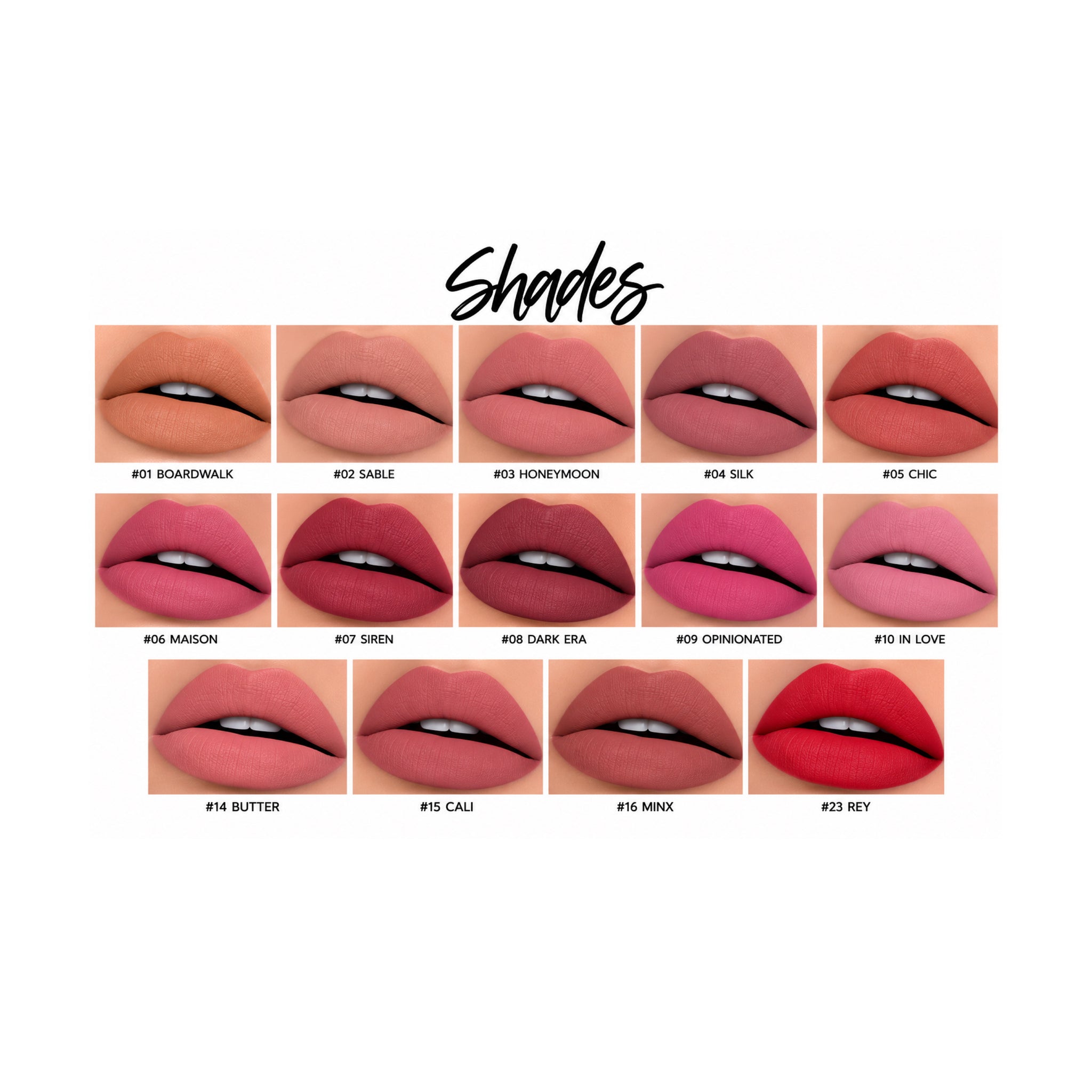Soft Velvet Teddy Matte Lipsticks