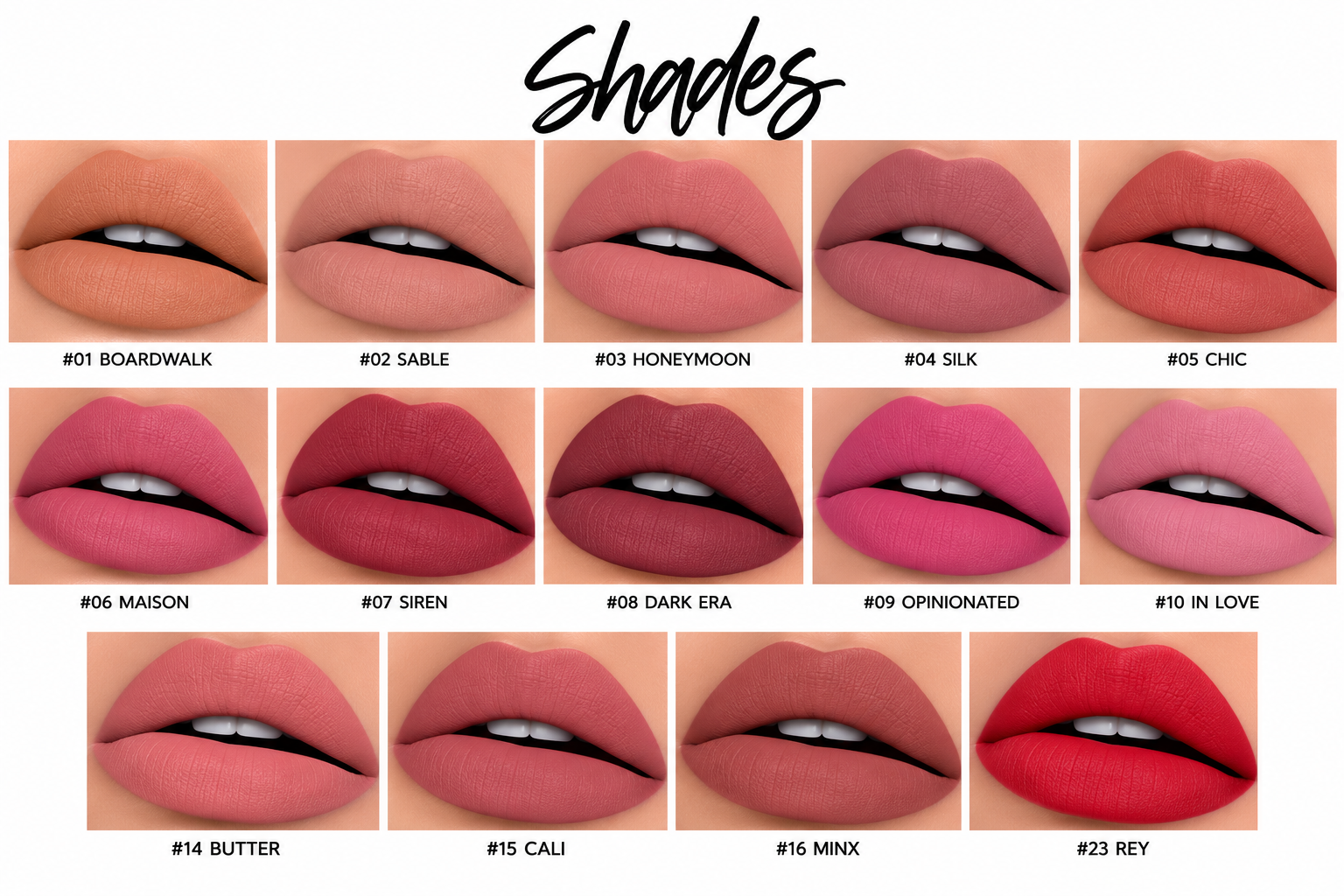 Soft Velvet Teddy Matte Lipsticks