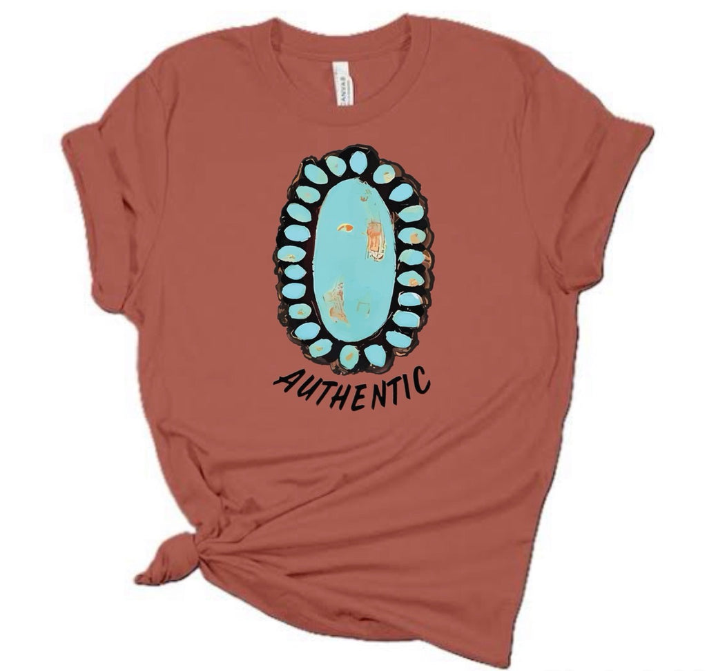 NEW! Authentic Turquoise Shirt