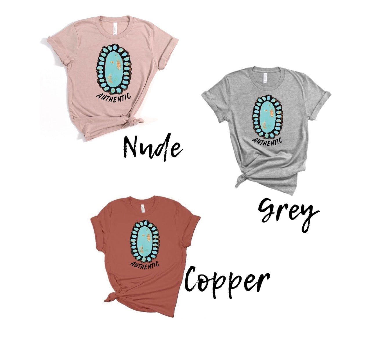 NEW! Authentic Turquoise Shirt