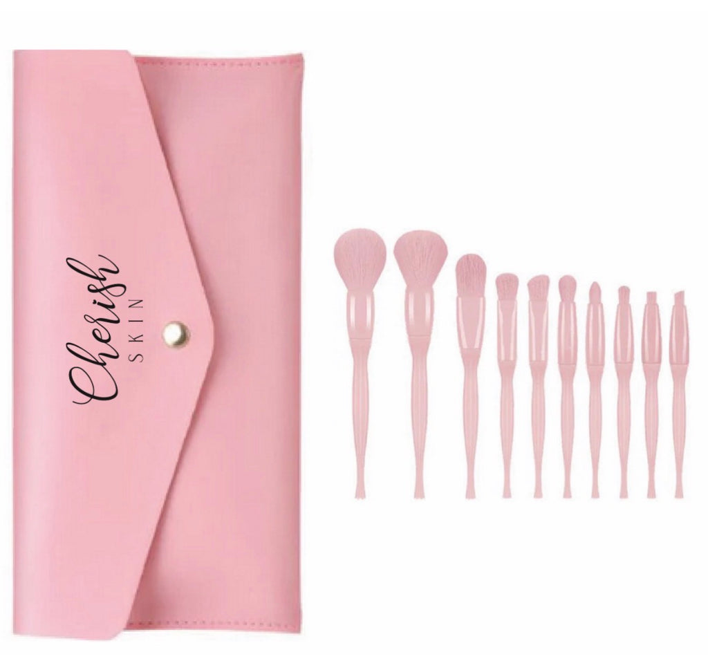 NEW! Makeup Artist Dream Brush Set - 10 Pcs + case