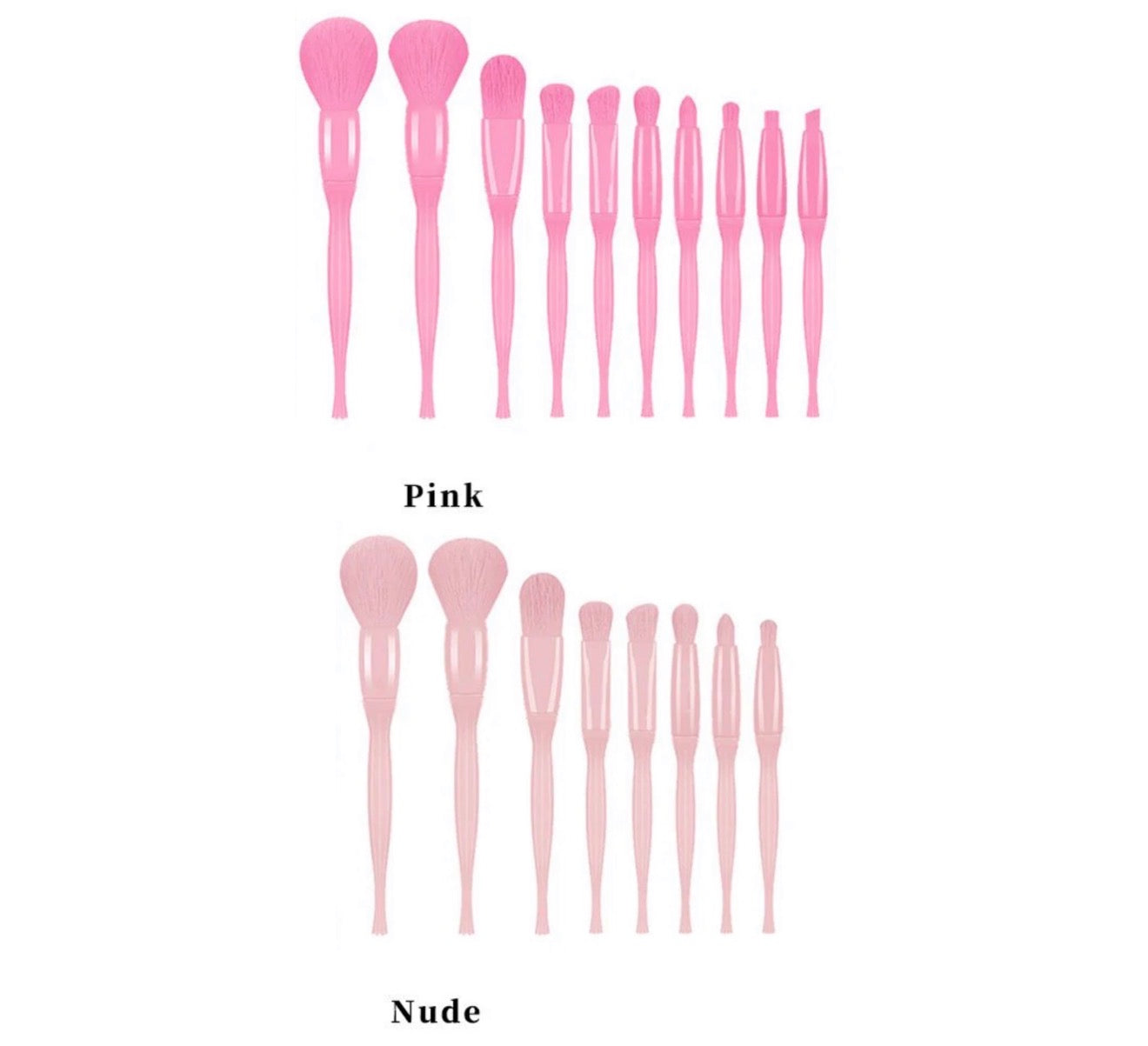 NEW! Makeup Artist Dream Brush Set - 10 Pcs + case